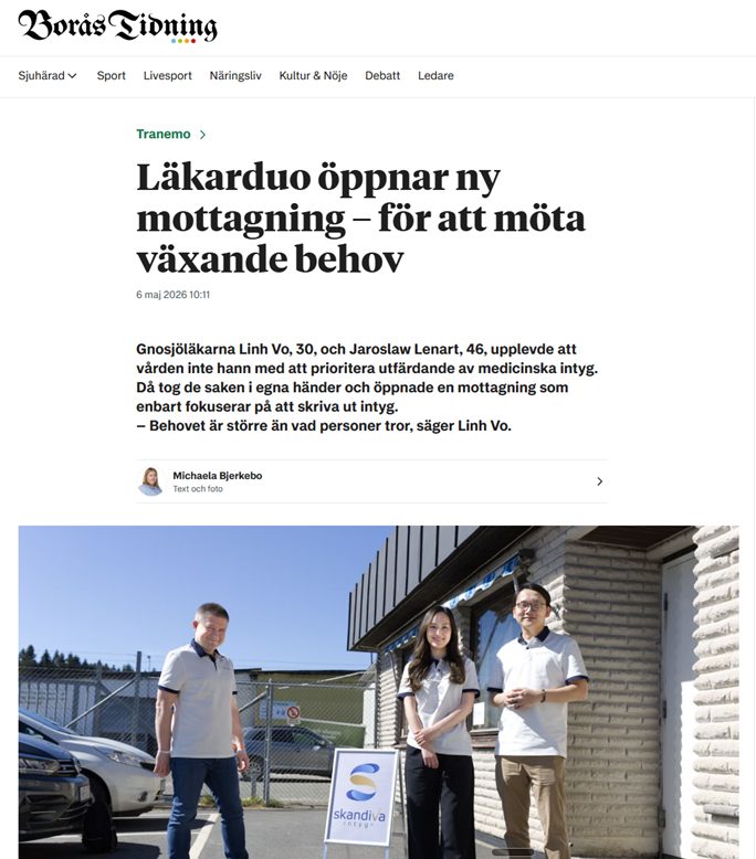 Läkarduo öppnar ny mottagning – för att möta växande behov